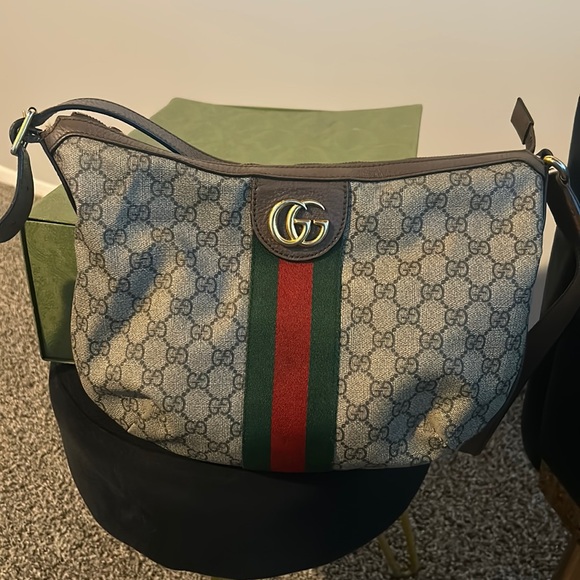 Authentic!! GUCCI OPHIDIA CROSSBODY BAG - Picture 1 of 4